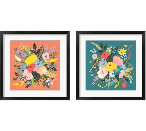 Wild Garden 2 Piece Framed Art Print Set by Laura Marshall