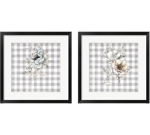 Sketchbook Garden Checker 2 Piece Framed Art Print Set by Danhui Nai