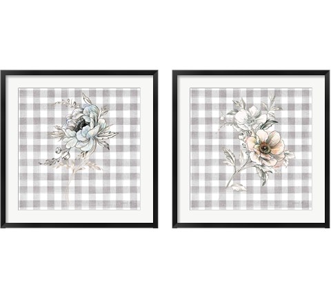 Sketchbook Garden Checker 2 Piece Framed Art Print Set by Danhui Nai