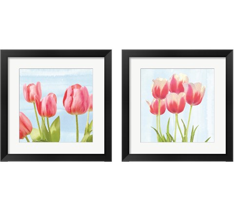 Fresh Spring Tulips 2 Piece Framed Art Print Set by Bluebird Barn