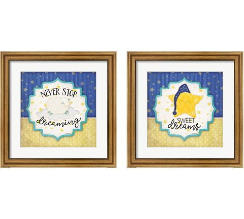 Never Stop Dreaming 2 Piece Framed Art Print Set by Jennifer Pugh