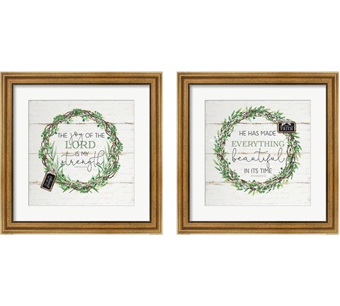 He Has Made Everything Beautiful 2 Piece Framed Art Print Set by Jennifer Pugh