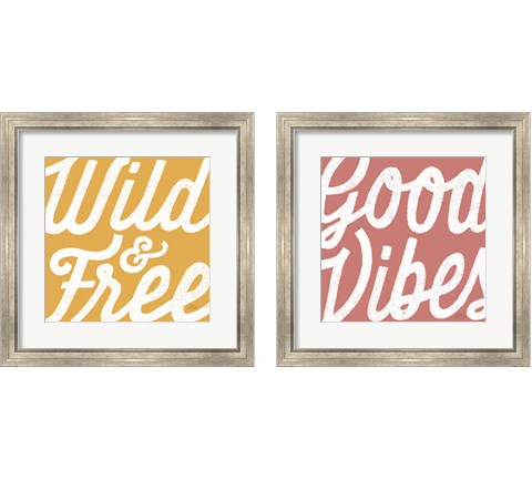 Positivity 2 Piece Framed Art Print Set by Laura Marshall