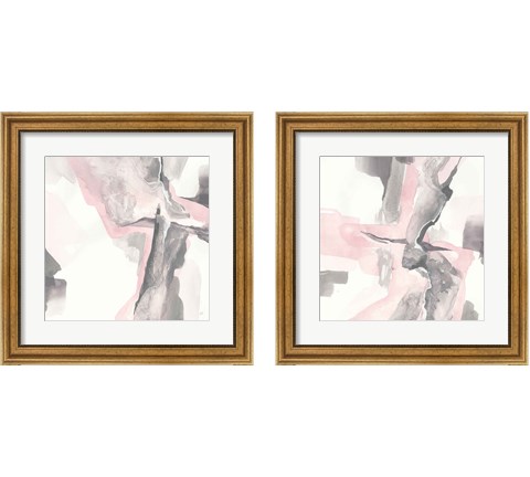 Blushing Grey 2 Piece Framed Art Print Set by Chris Paschke