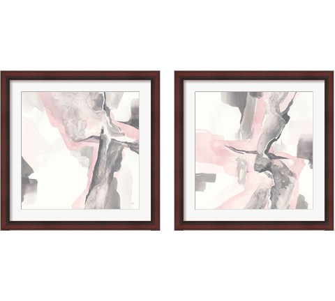 Blushing Grey 2 Piece Framed Art Print Set by Chris Paschke