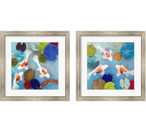 Koi  2 Piece Framed Art Print Set by Aleah Koury