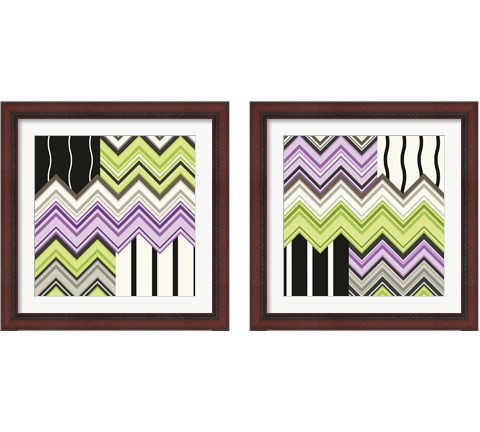 Jazzed  2 Piece Framed Art Print Set by Janelle Kroner