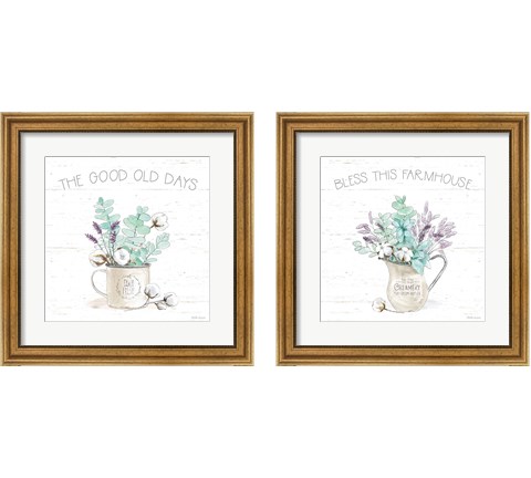 Farmhouse Cotton 2 Piece Framed Art Print Set by Beth Grove