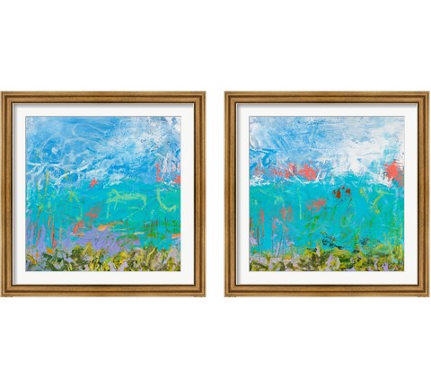 Cerulean Escapes 2 Piece Framed Art Print Set by Tracy Lynn Pristas