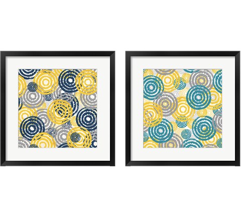 New Circles 2 Piece Framed Art Print Set by Alicia Soave