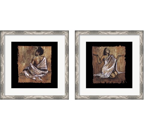 Soulful Grace 2 Piece Framed Art Print Set by Monica Stewart