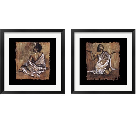 Soulful Grace 2 Piece Framed Art Print Set by Monica Stewart