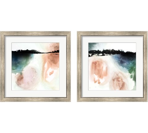 Boundary Sound 2 Piece Framed Art Print Set by Victoria Borges