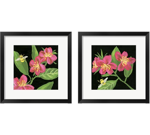 Spring Bees 2 Piece Framed Art Print Set by Melissa Wang