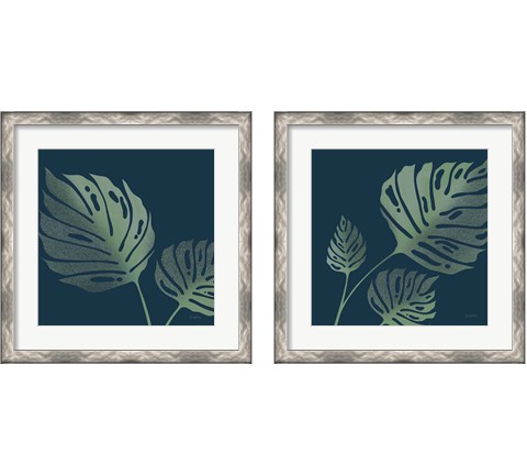 Monstera  2 Piece Framed Art Print Set by Becky Thorns