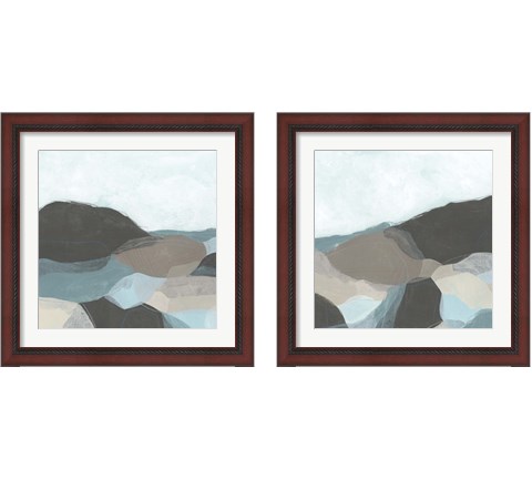 Riverbend Valley 2 Piece Framed Art Print Set by June Erica Vess