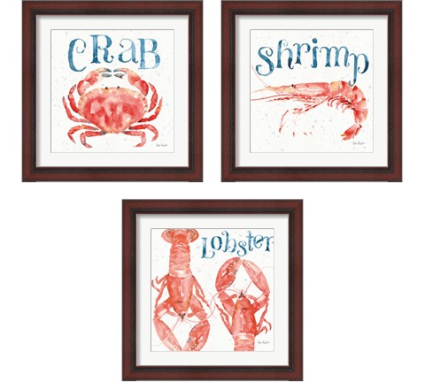 Beach House Kitchen 3 Piece Framed Art Print Set by Lisa Audit