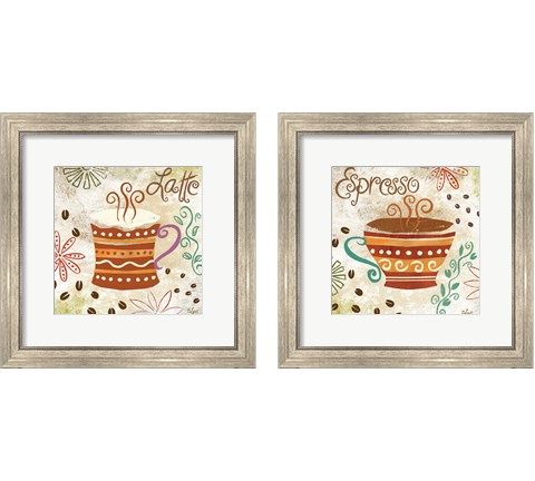 Colorful Coffee 2 Piece Framed Art Print Set by Rebecca Lyon