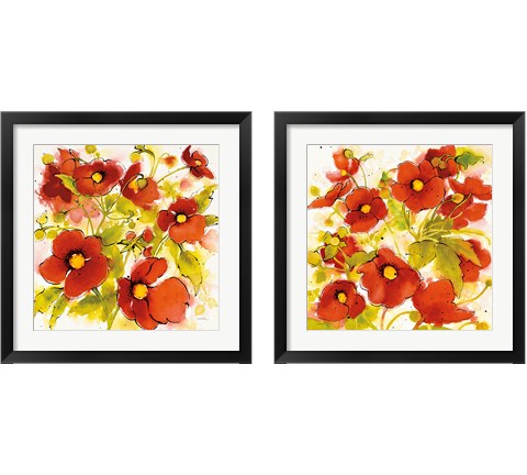 Wild Meadow 2 Piece Framed Art Print Set by Shirley Novak