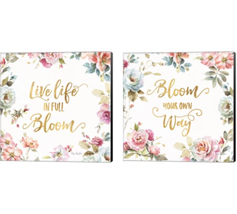 Beautiful Romance 2 Piece Canvas Print Set by Lisa Audit