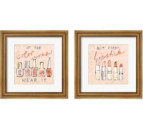 Geo Beauty and Sass 2 Piece Framed Art Print Set by Sue Schlabach