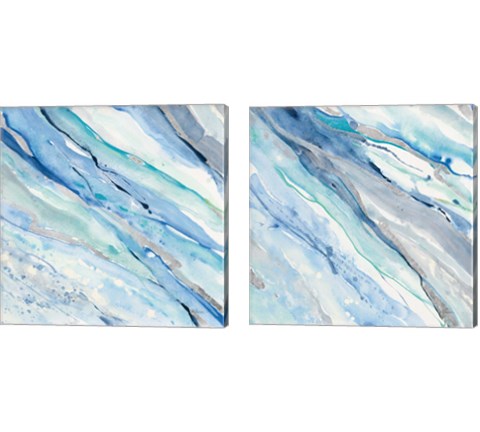 Silver Spring 2 Piece Canvas Print Set by Albena Hristova