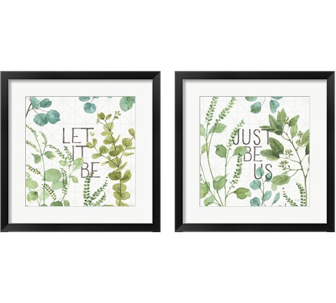 Mixed Greens 2 Piece Framed Art Print Set by Lisa Audit