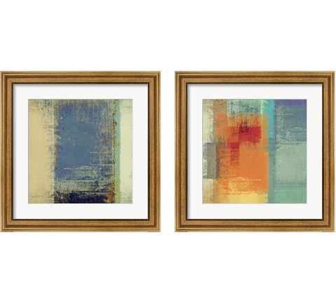 Rainbow Segment 2 Piece Framed Art Print Set by Ruggero Falcone