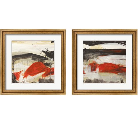 Primal Intersection 2 Piece Framed Art Print Set by Jim Stone