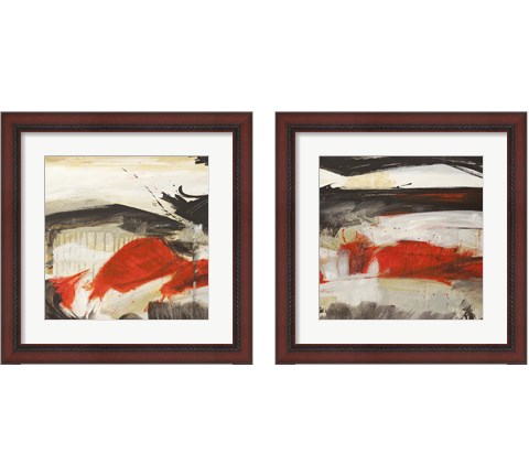 Primal Intersection 2 Piece Framed Art Print Set by Jim Stone