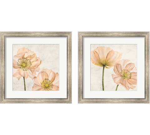 Poppies in Pink 2 Piece Framed Art Print Set by Luca Villa