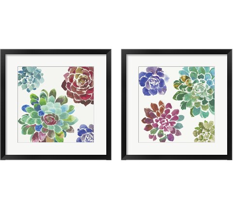 Water Succulents 2 Piece Framed Art Print Set by Aimee Wilson