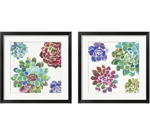 Water Succulents 2 Piece Framed Art Print Set by Aimee Wilson