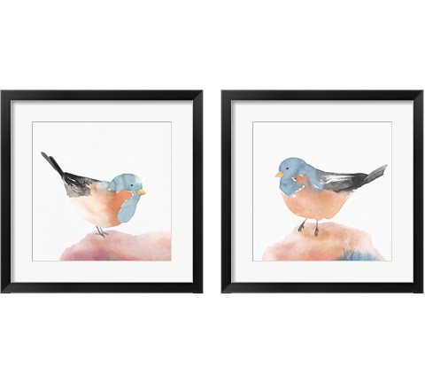Birdie  2 Piece Framed Art Print Set by Isabelle Z