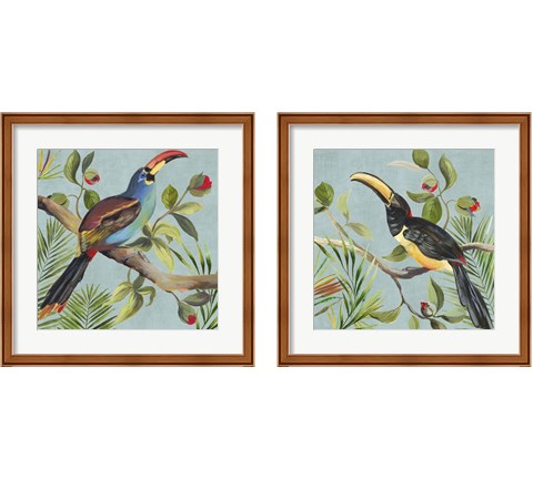 Paradise Toucan 2 Piece Framed Art Print Set by Aimee Wilson