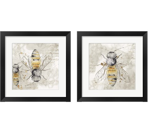 Queen Bee 2 Piece Framed Art Print Set by Eva Watts