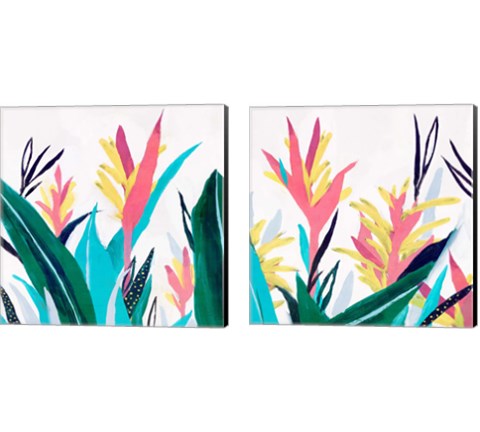 Alpinia  2 Piece Canvas Print Set by Isabelle Z