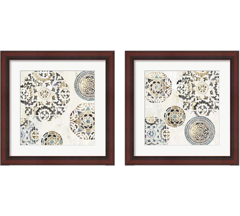 Rounded  2 Piece Framed Art Print Set by Tom Reeves