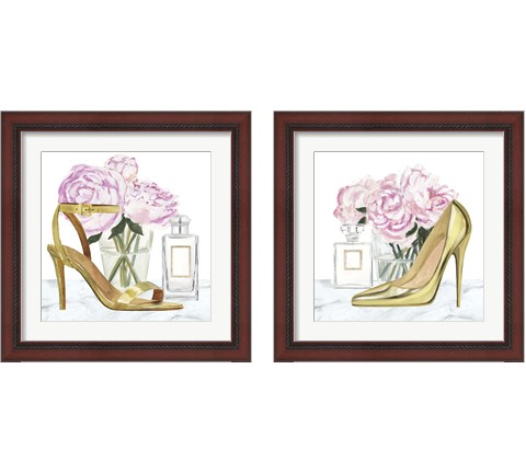 Get Glam 2 Piece Framed Art Print Set by Victoria Borges