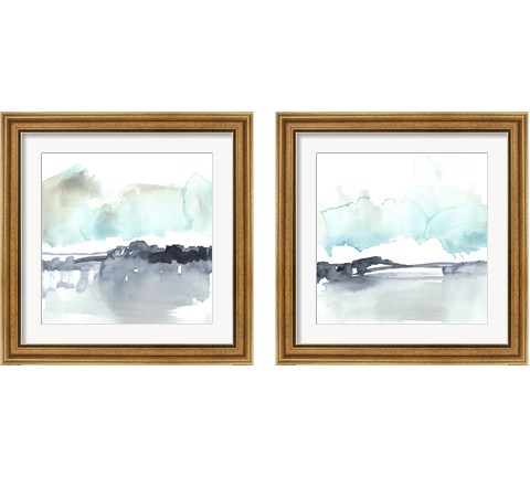 Snow Line 2 Piece Framed Art Print Set by Jennifer Goldberger