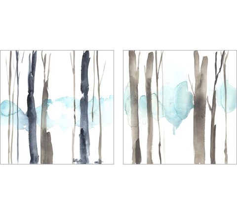 Snow Line 2 Piece Art Print Set by Jennifer Goldberger