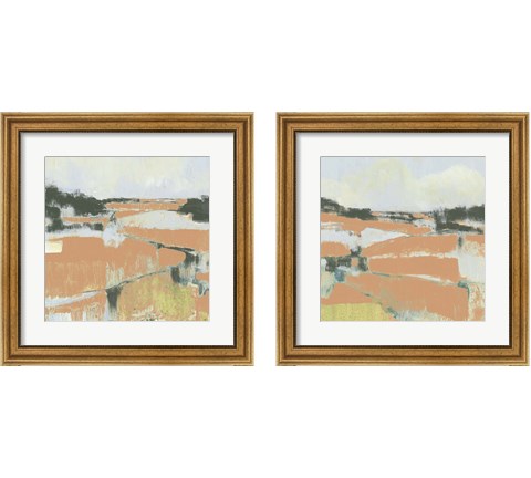 Coral Fields 2 Piece Framed Art Print Set by Jennifer Goldberger