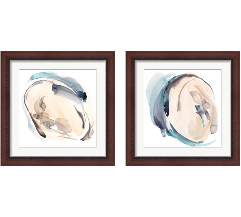 Sandy Sea 2 Piece Framed Art Print Set by Jennifer Parker