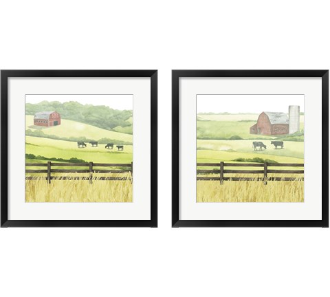 Sunlit Graze 2 Piece Framed Art Print Set by Grace Popp