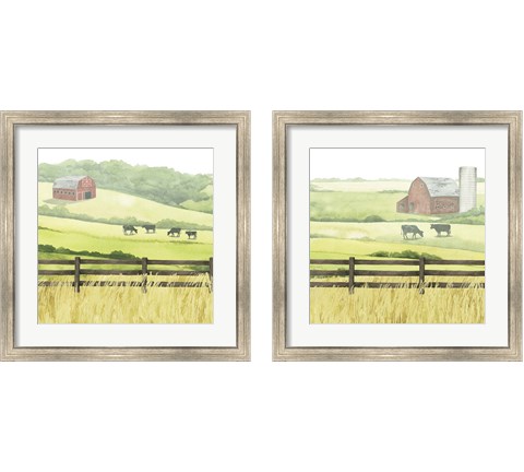 Sunlit Graze 2 Piece Framed Art Print Set by Grace Popp