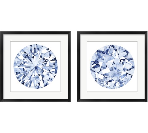 Diamond Drops 2 Piece Framed Art Print Set by Grace Popp