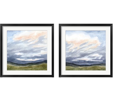 Windswept Horizon 2 Piece Framed Art Print Set by Grace Popp