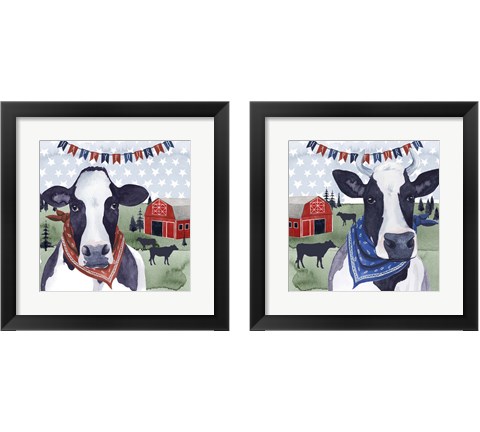 American Herd 2 Piece Framed Art Print Set by Grace Popp