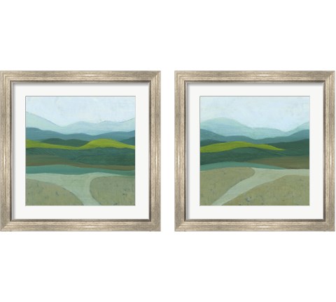 Blue Mountains 2 Piece Framed Art Print Set by Grace Popp