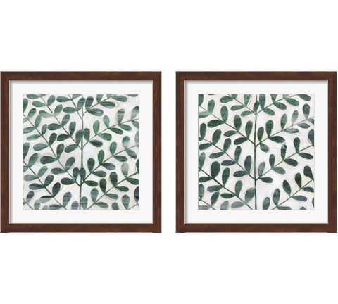 Emerald Palm 2 Piece Framed Art Print Set by Grace Popp